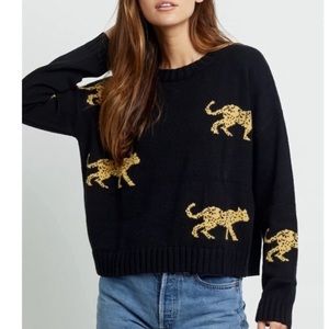 Rails Perci Black Cat Sweater